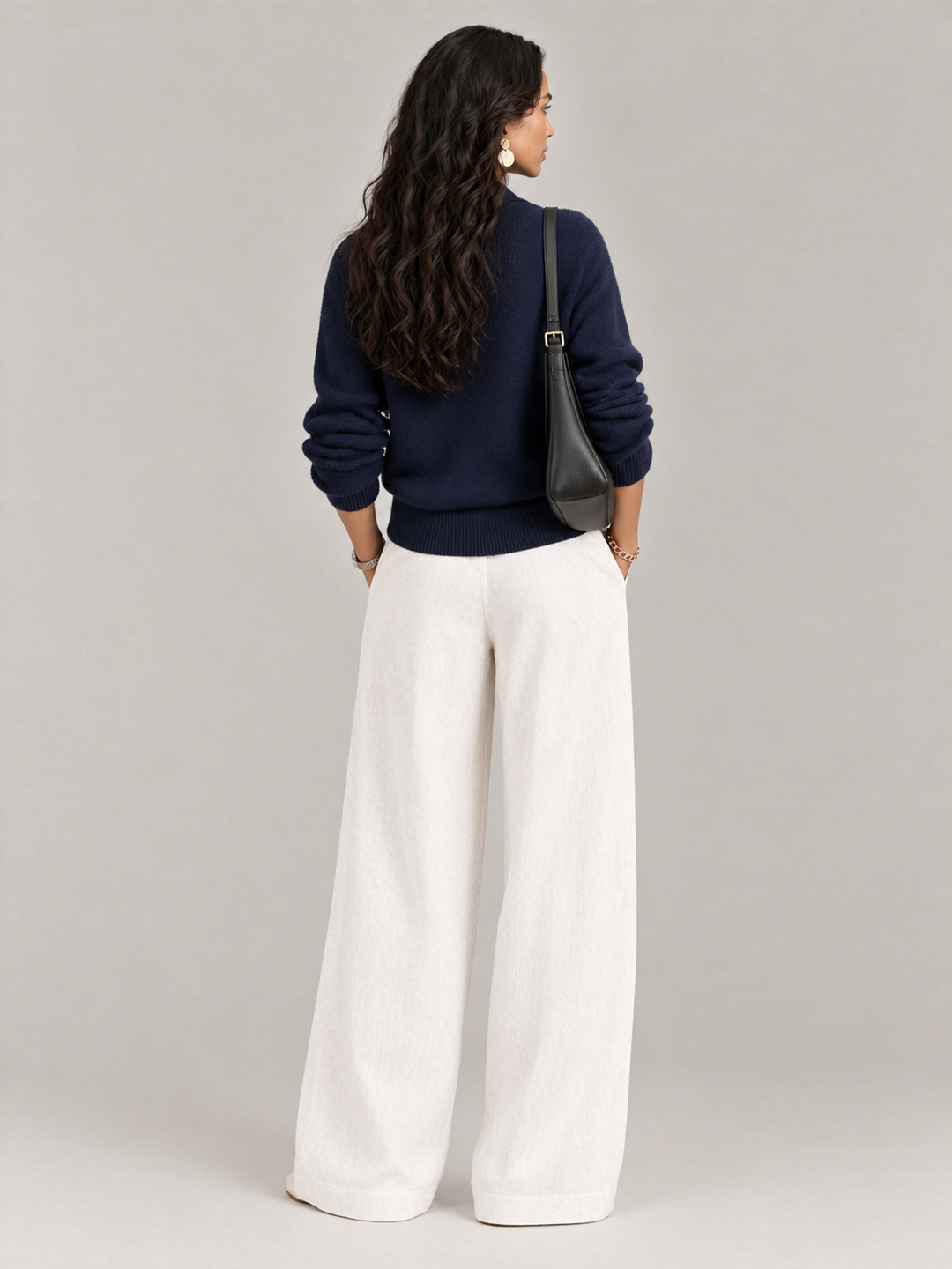 Scarlett™ | Elegant V-Neck Jumper