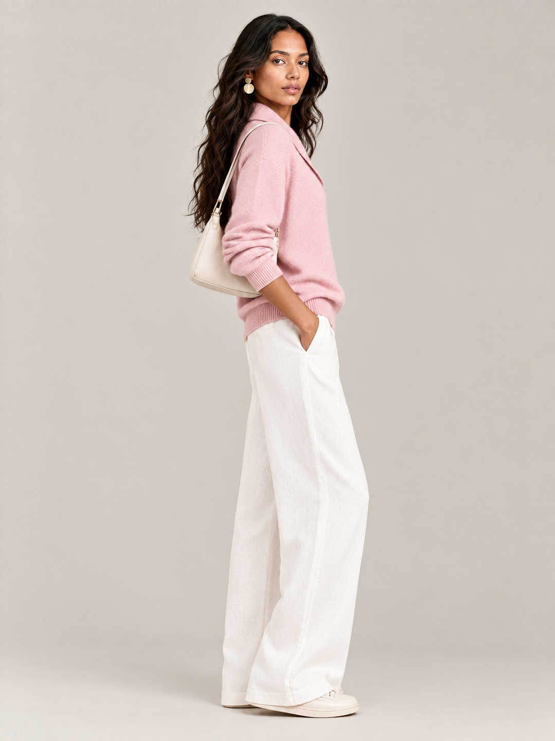 Scarlett™ | Elegant V-Neck Jumper