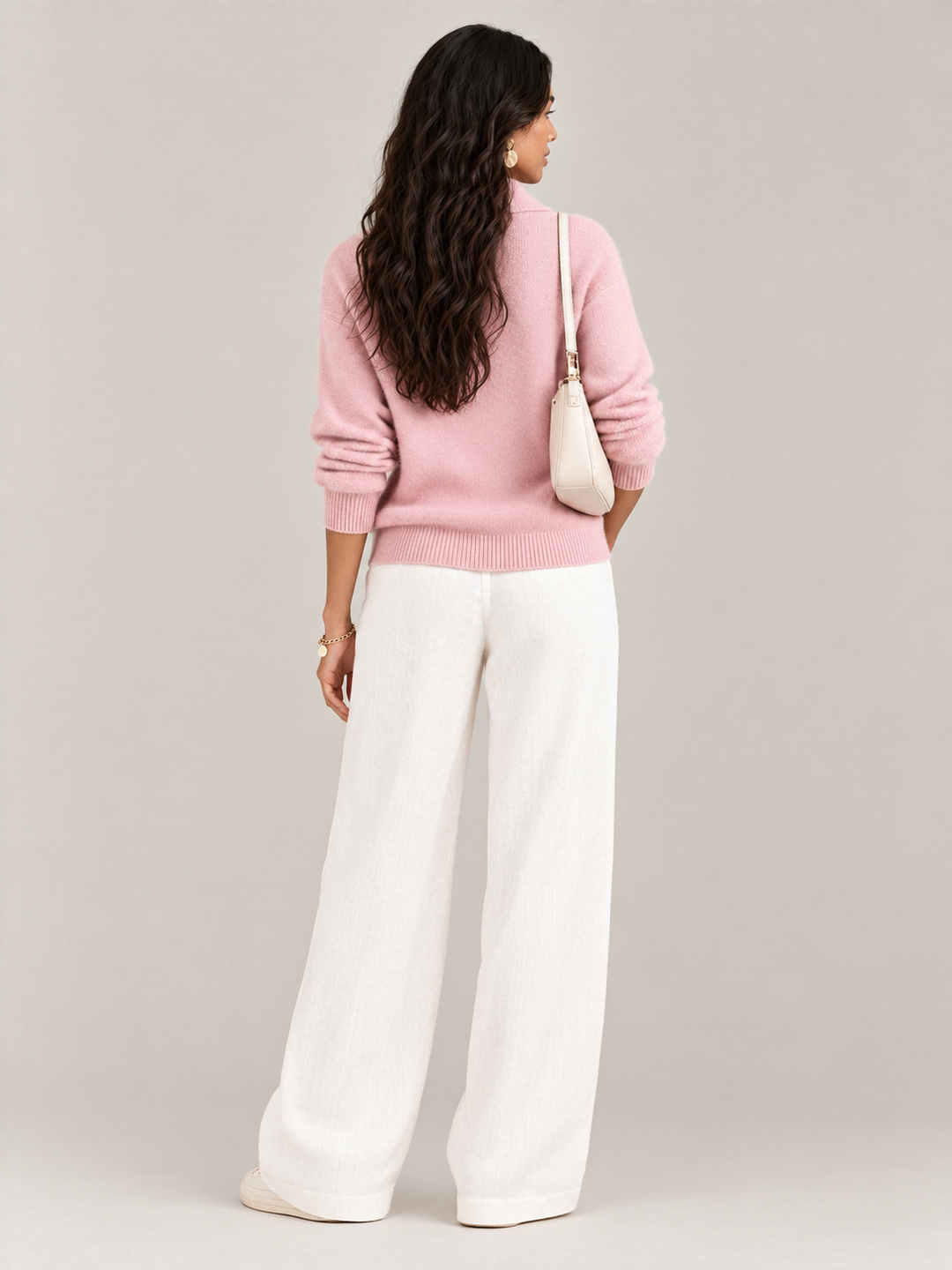 Scarlett™ | Elegant V-Neck Jumper
