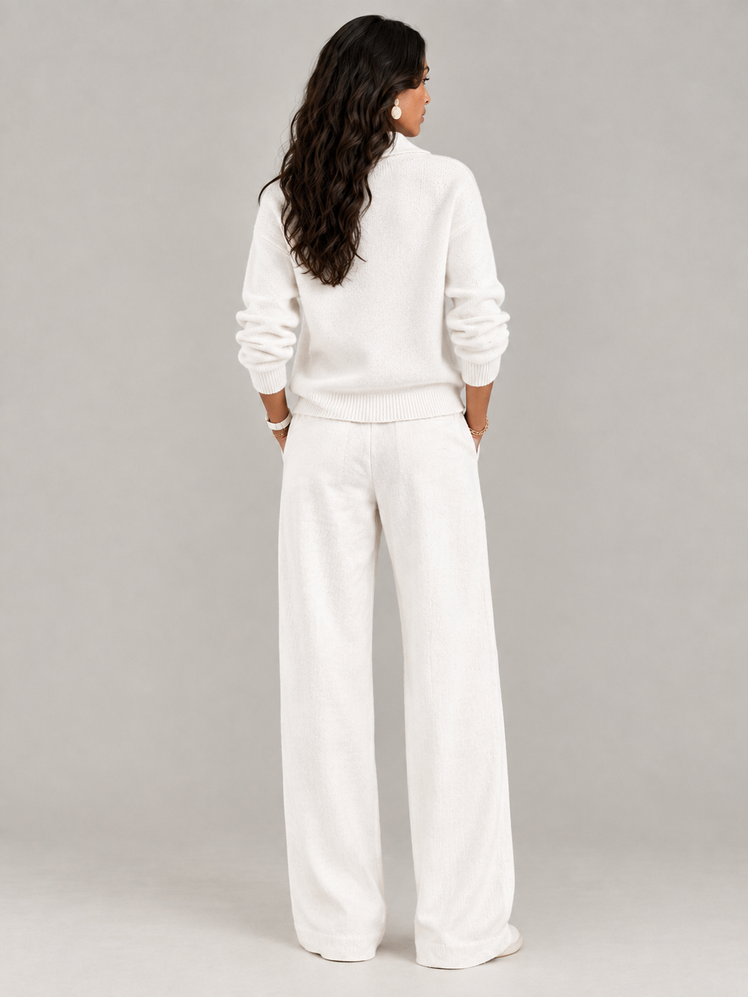 Scarlett™ | Elegant V-Neck Jumper