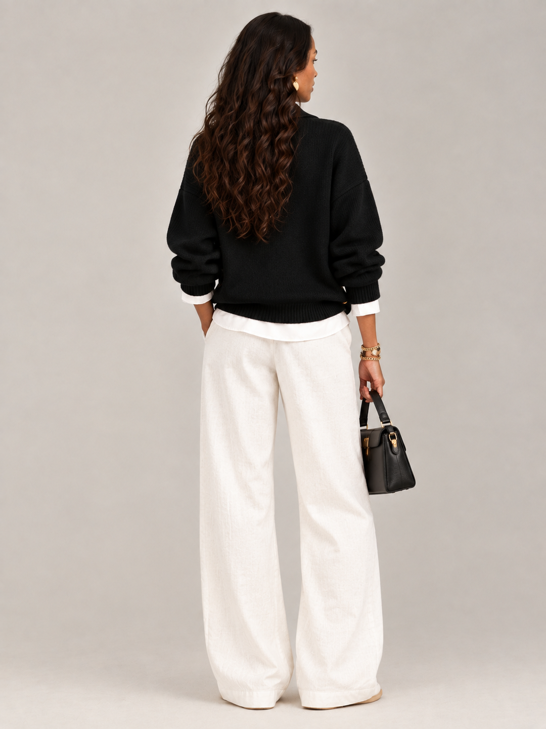 Valerie™ | Jumper with Polo Collar and Buttons