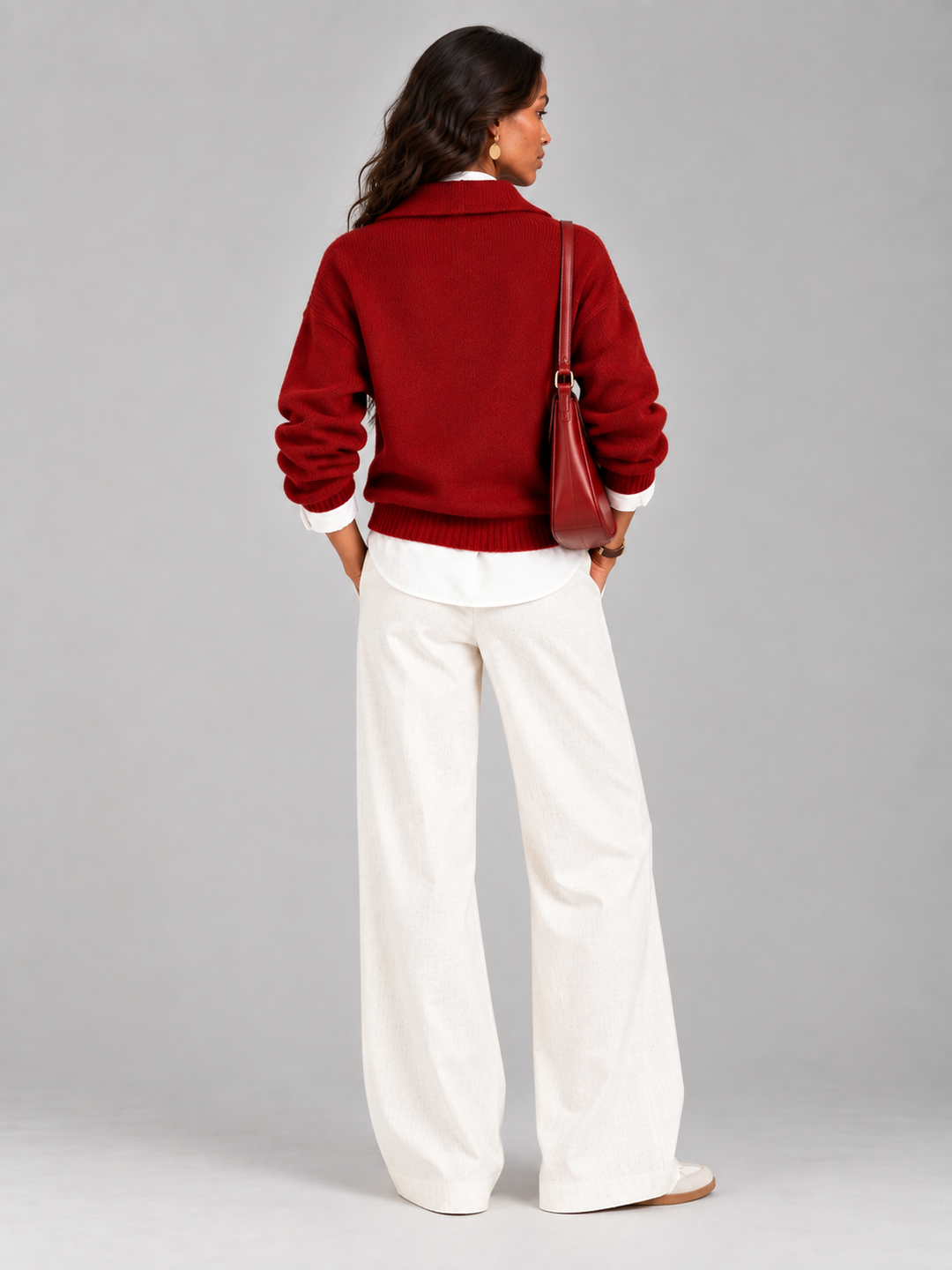 Valerie™ | Jumper with Polo Collar and Buttons