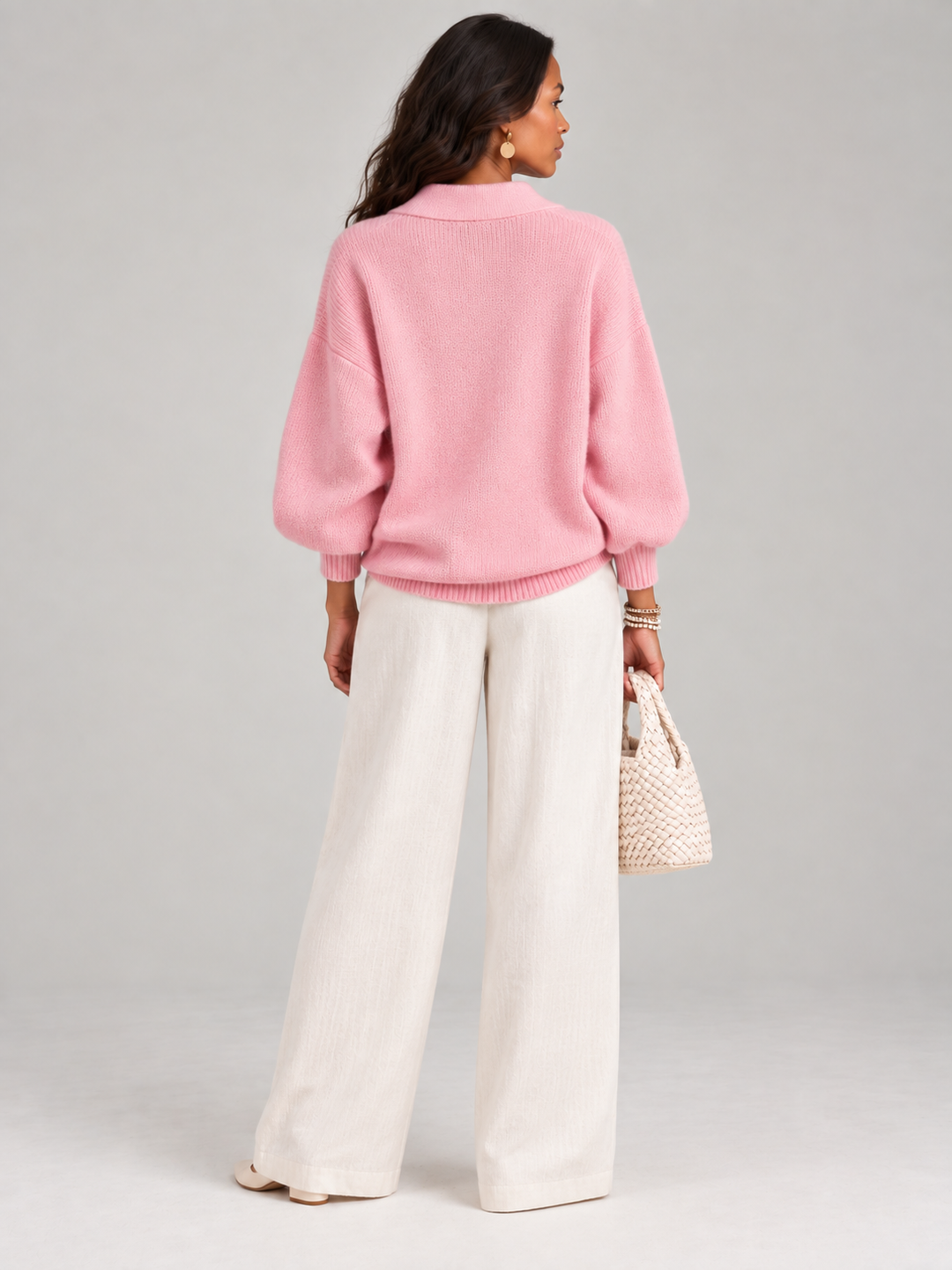 Violet™ | Loose V-Neck Jumper