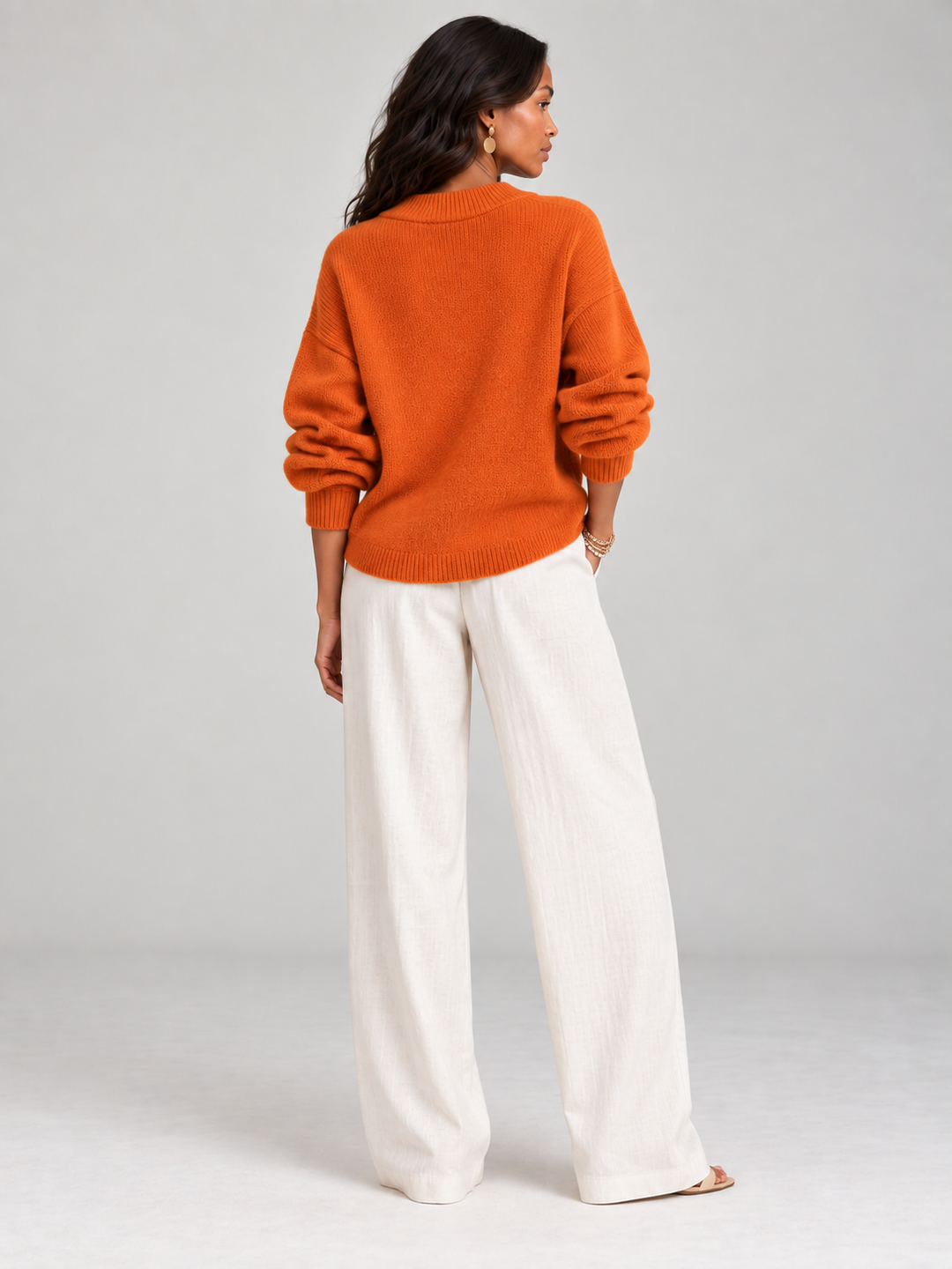 Violet™ | Loose V-Neck Jumper