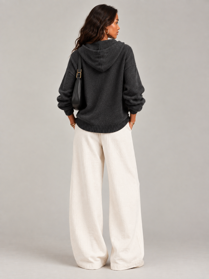 Bonnie™ | Hooded Knit Cardigan with Buttons