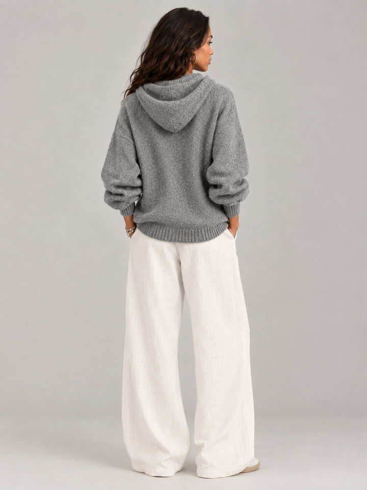 Bonnie™ | Hooded Knit Cardigan with Buttons