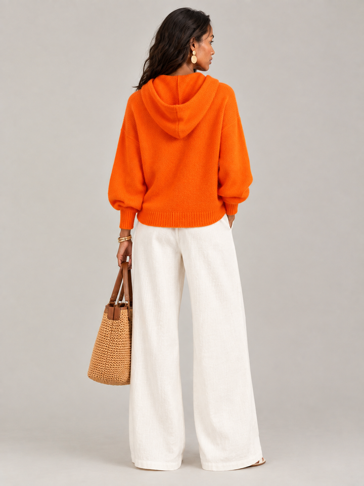 Bonnie™ | Hooded Knit Cardigan with Buttons