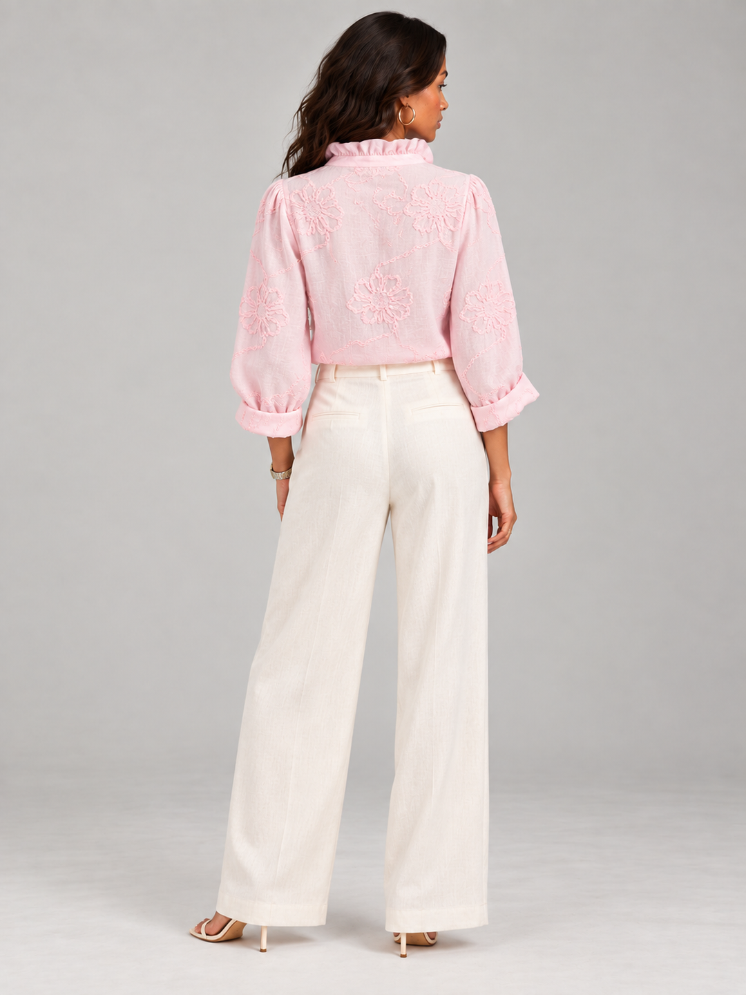 Camilla™ | Elegant Blouse with Floral Embroidery