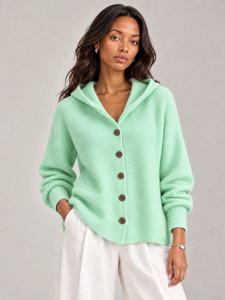 Rosalind™ | Hooded Knit Cardigan