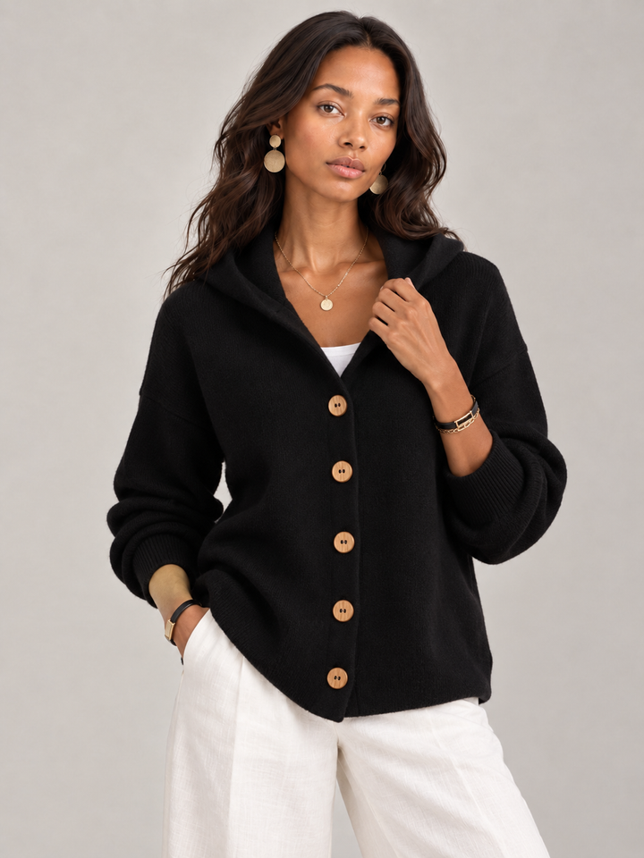 Rosalind™ | Hooded Knit Cardigan