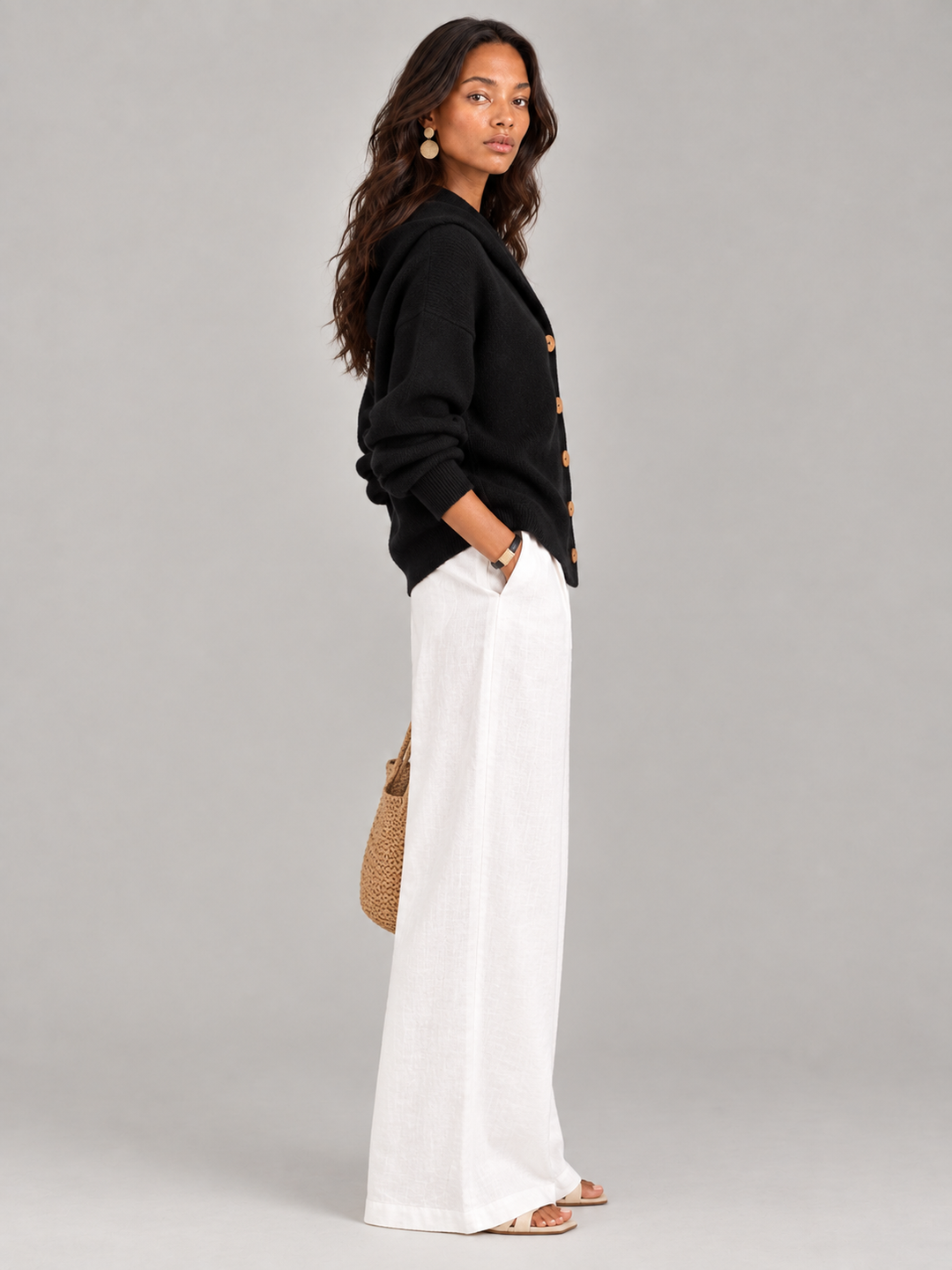 Rosalind™ | Hooded Knit Cardigan