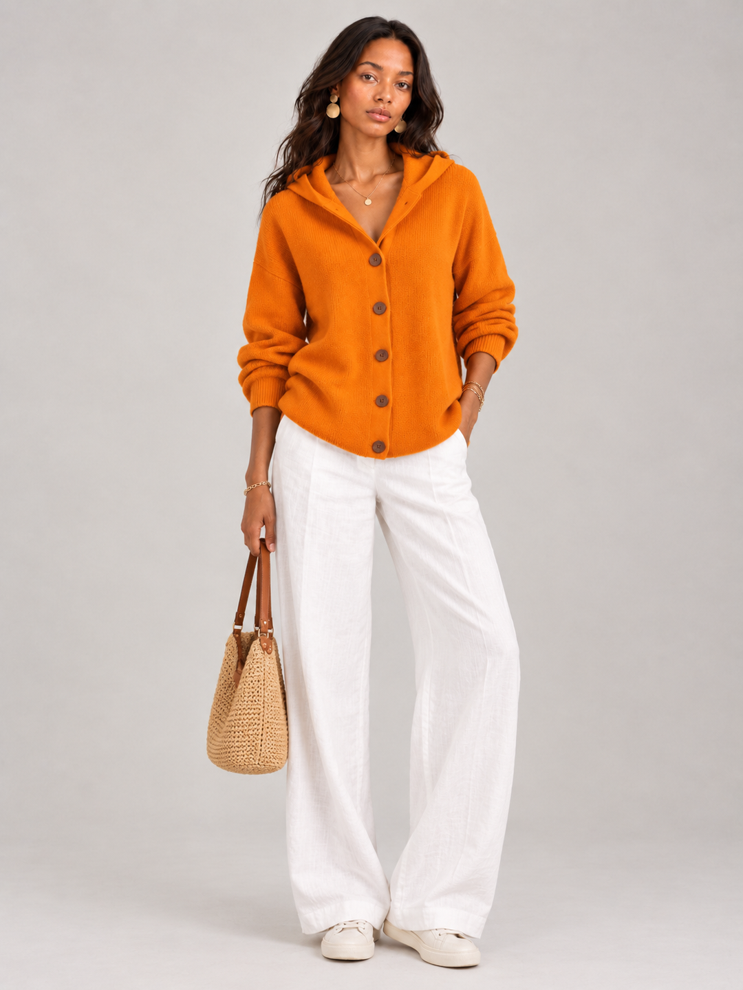 Rosalind™ | Hooded Knit Cardigan