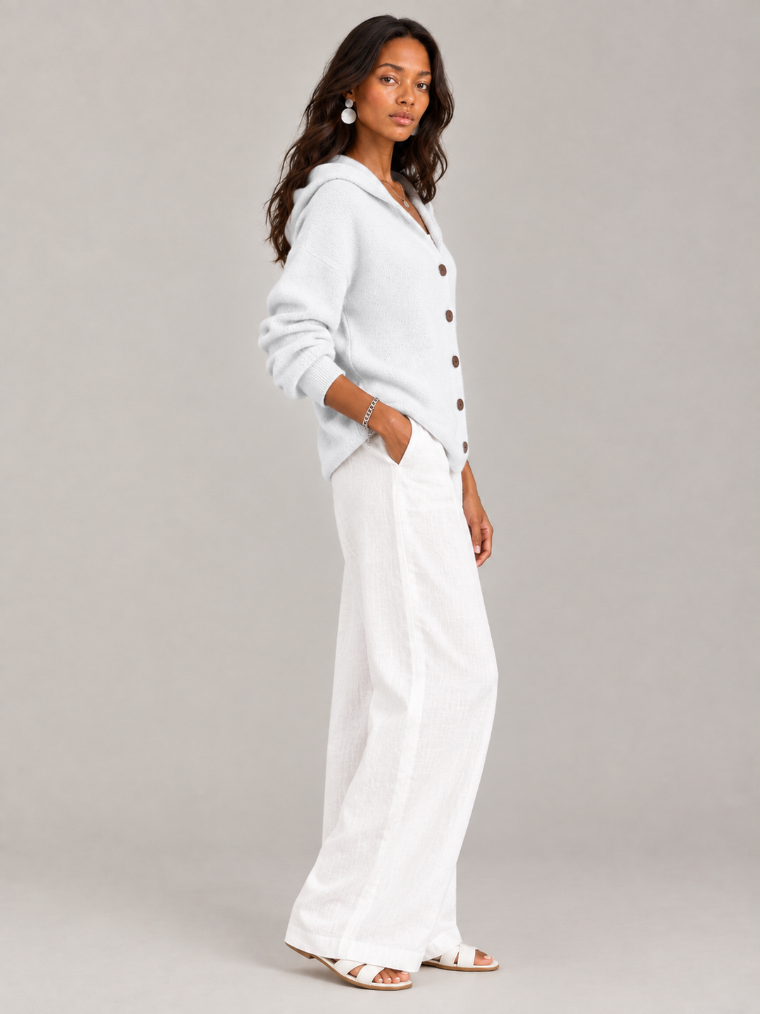Rosalind™ | Hooded Knit Cardigan