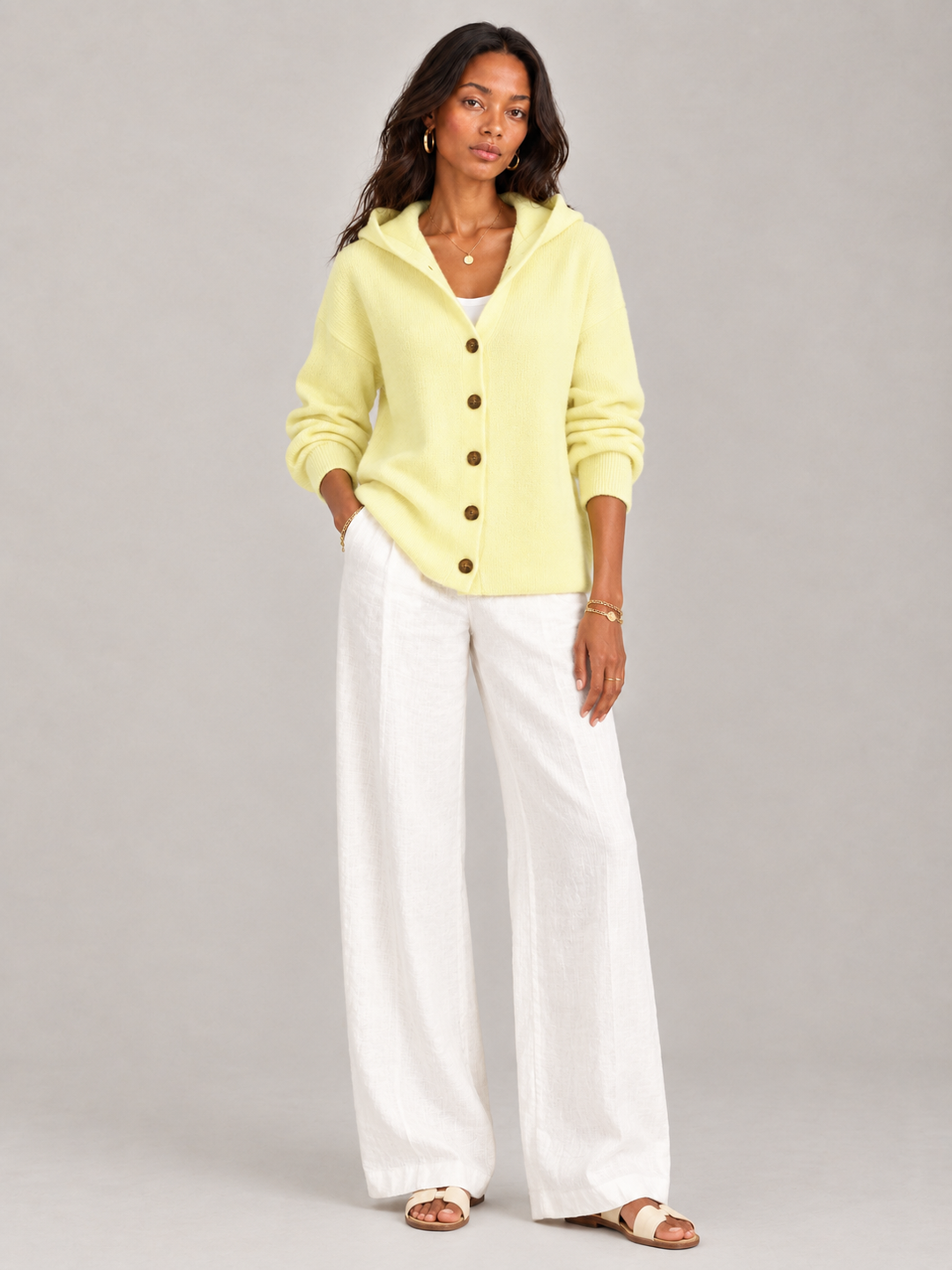 Rosalind™ | Hooded Knit Cardigan