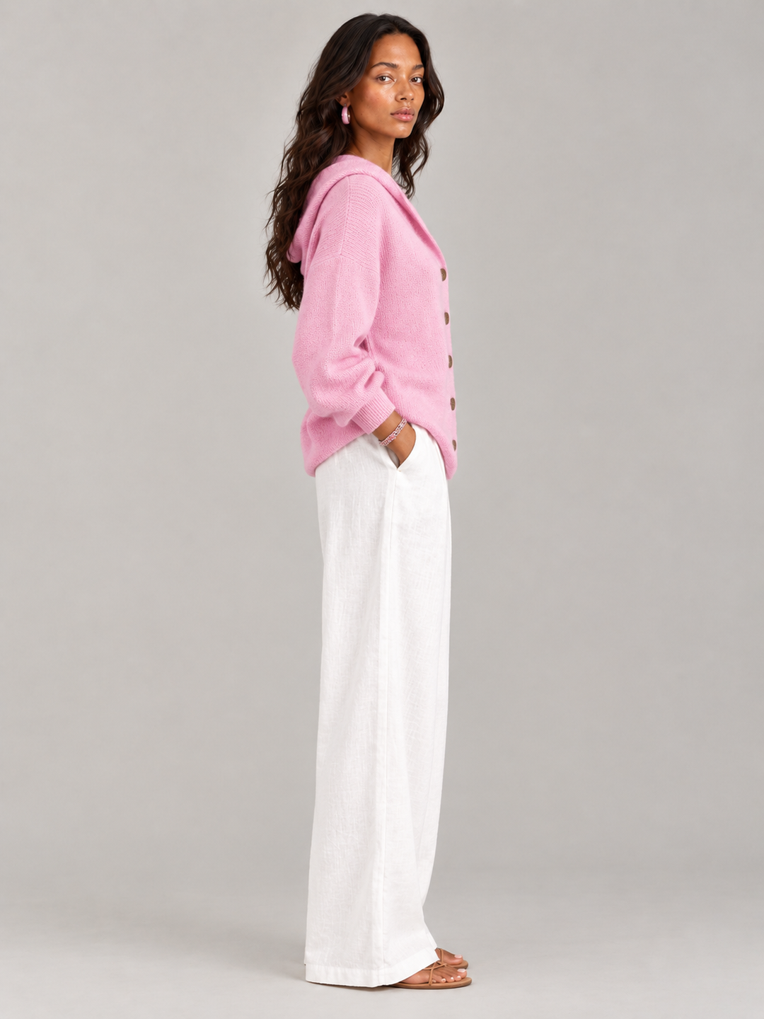 Rosalind™ | Hooded Knit Cardigan