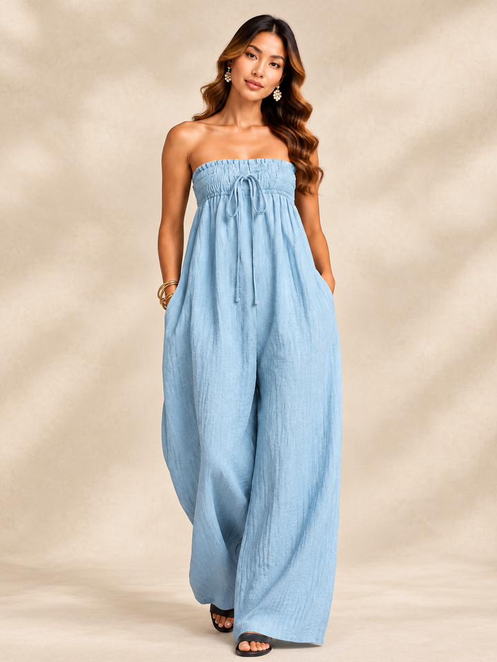 Leah | Flowing Comfortable Summer Jumpsuit