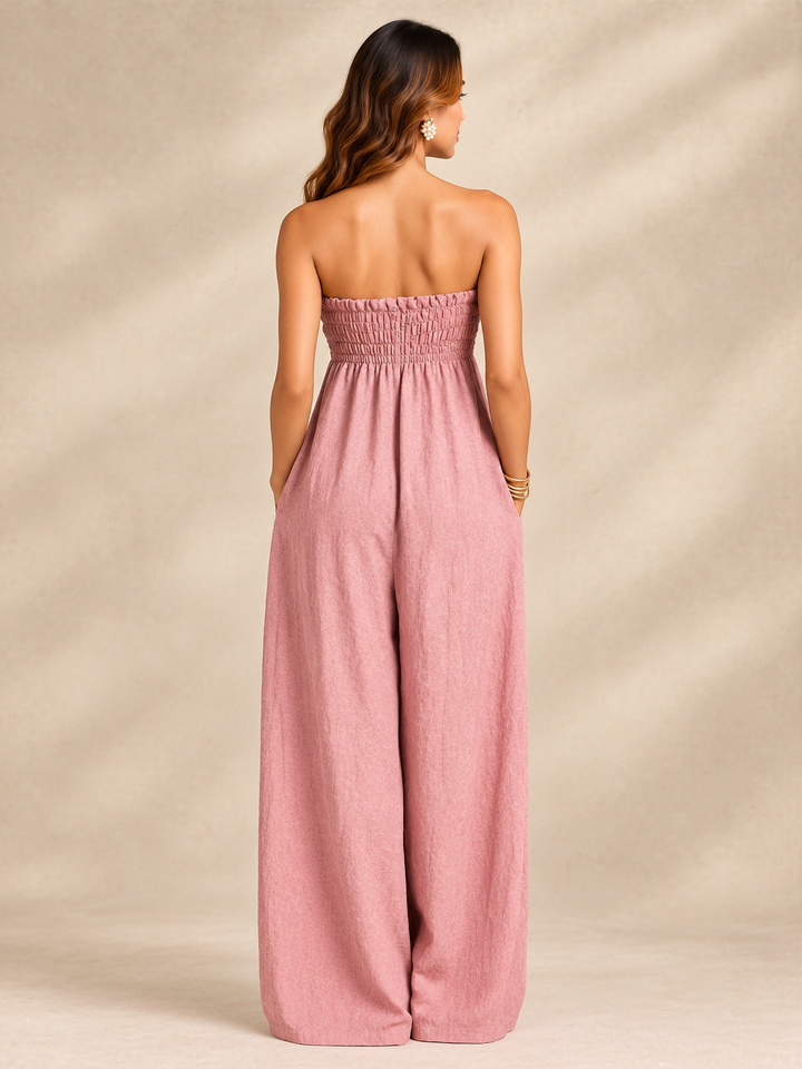 Leah | Flowing Comfortable Summer Jumpsuit
