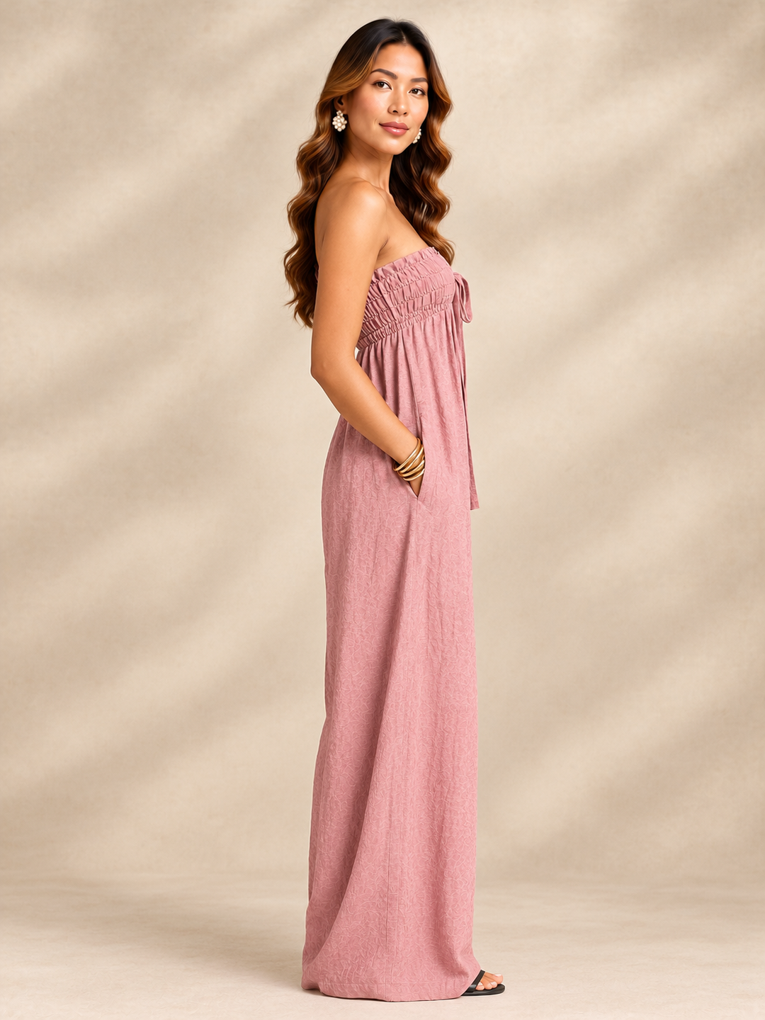 Leah | Flowing Comfortable Summer Jumpsuit
