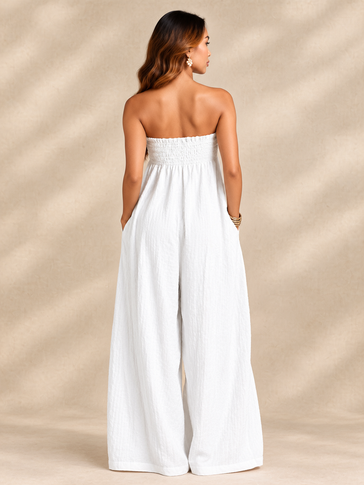 Leah | Flowing Comfortable Summer Jumpsuit