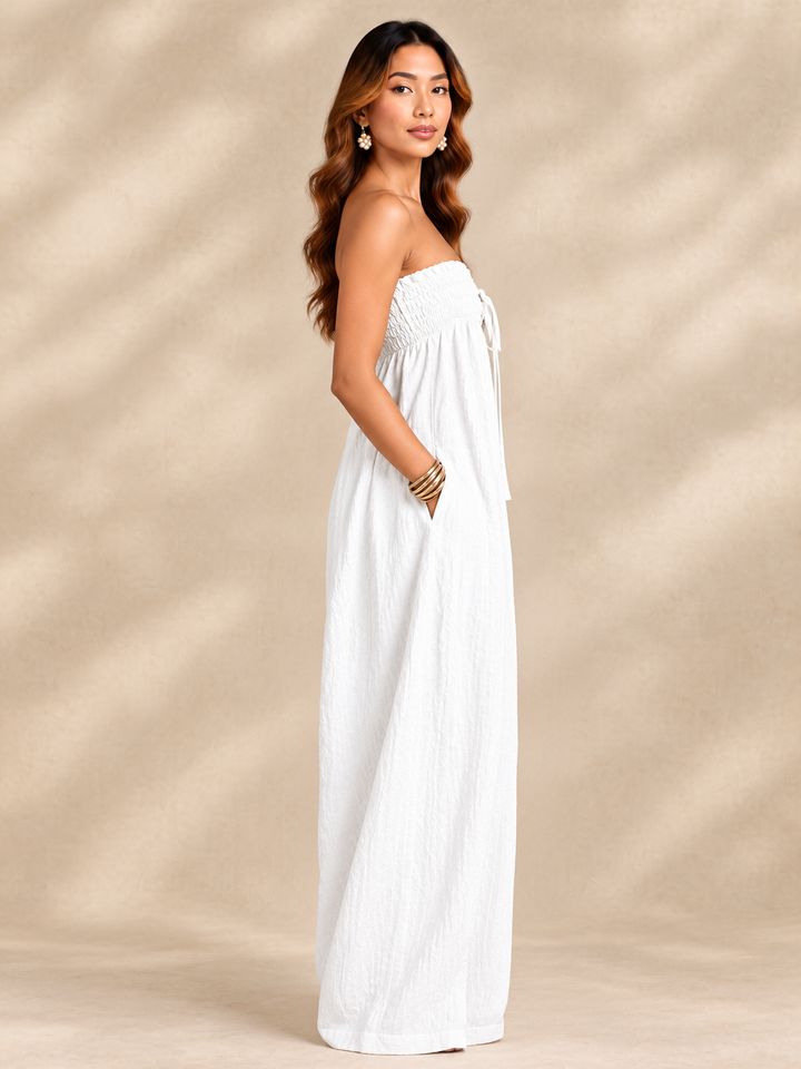 Leah | Flowing Comfortable Summer Jumpsuit