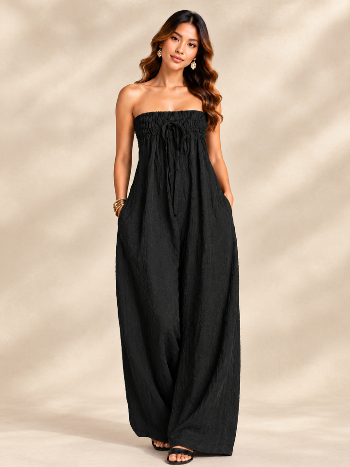 Leah | Flowing Comfortable Summer Jumpsuit
