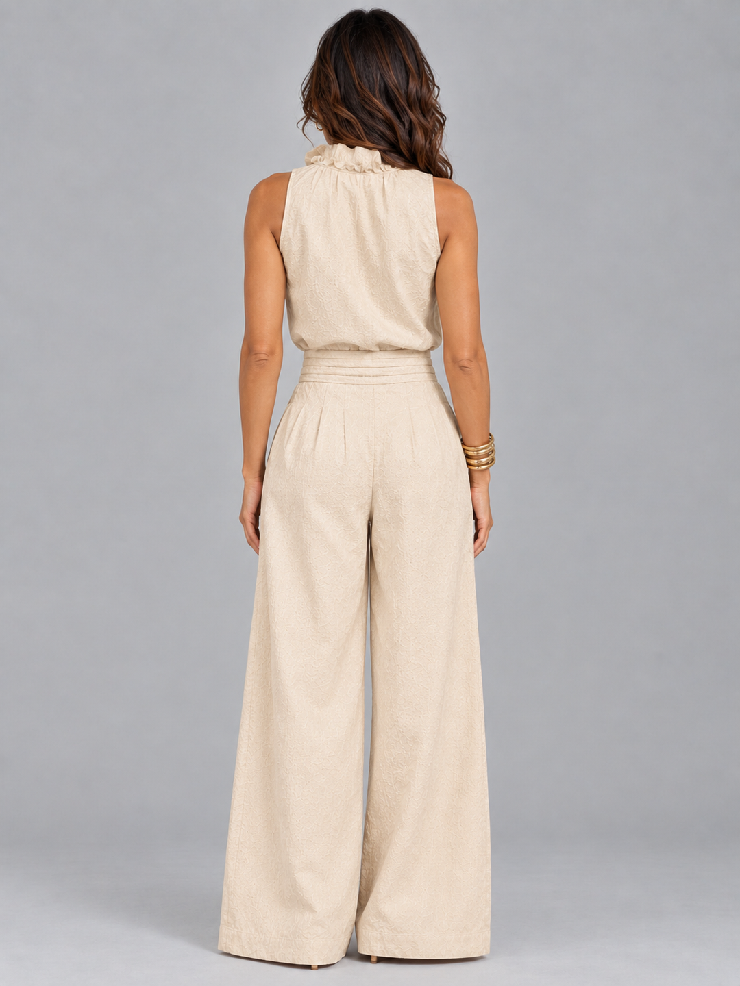 Chloe | Elegant Set with Top and Wide-Leg Trousers