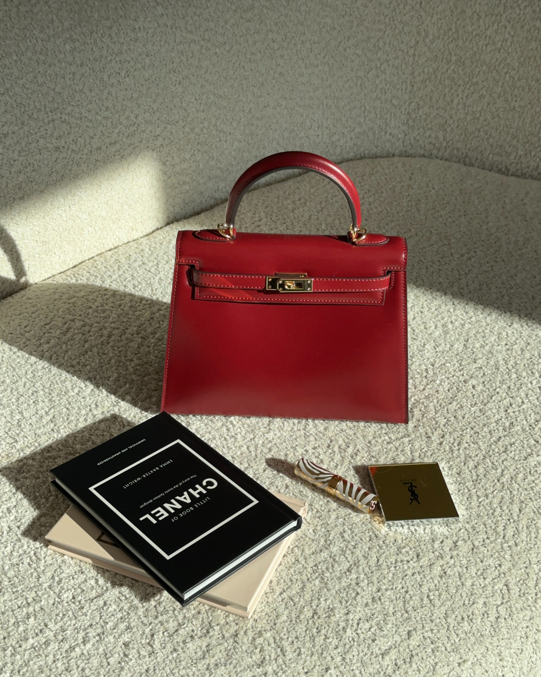 Amelia | Elegant Burgundy Leather Mini Bag