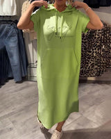 Élodie™ | Abito casual con cappuccio