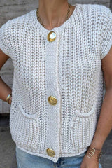 Elise™ | Gilet in maglia elegante e versatile