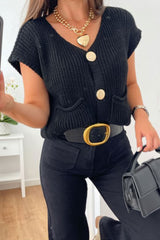 Elise™ | Gilet in maglia elegante e versatile