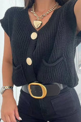 Elise™ | Gilet in maglia elegante e versatile