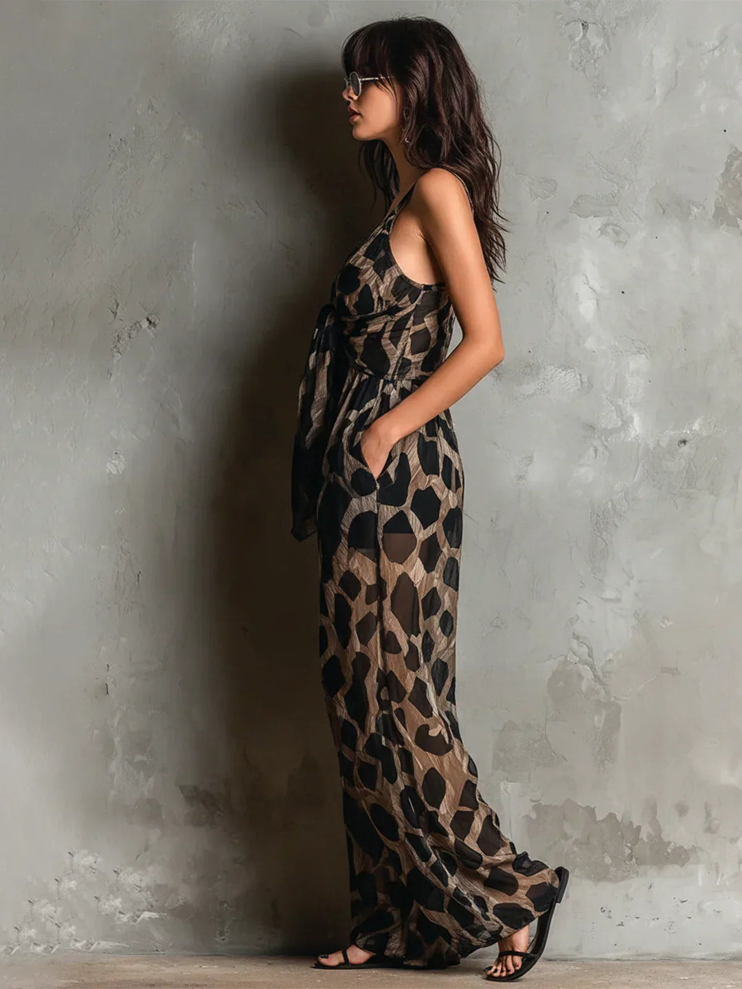 Maisie™ | Flowing Leopard Jumpsuit
