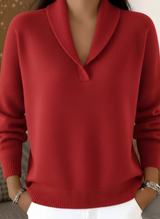 Séverine™ | Pull élégant à col V