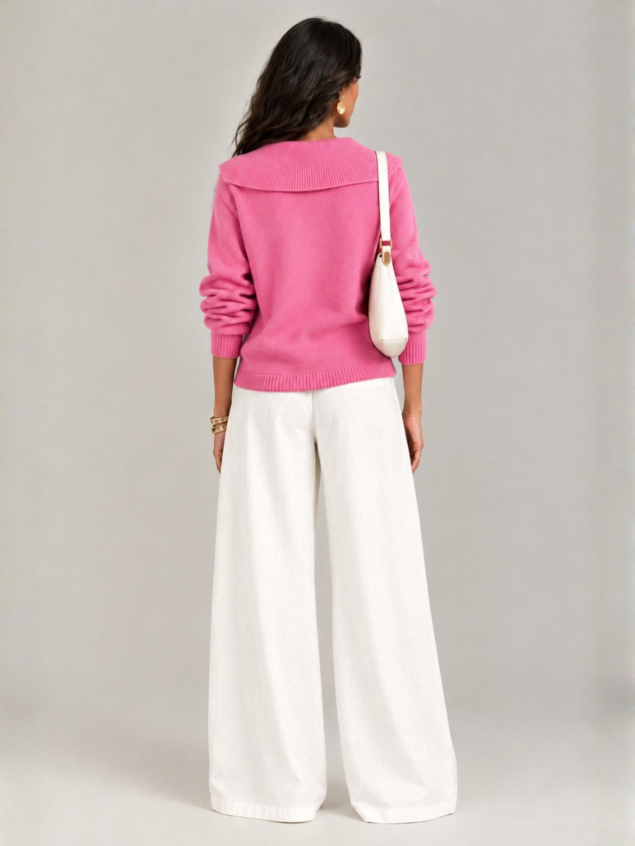 Sally™ | Elegant Roll Neck Jumper