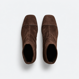 BOTTINES CHIC EN DAIM