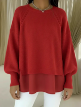 Cécile™ | Pull effet deux pièces