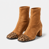 BOTTINES CHIC EN DAIM
