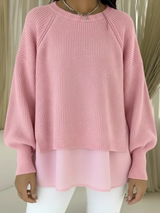 Cécile™ | Pull effet deux pièces