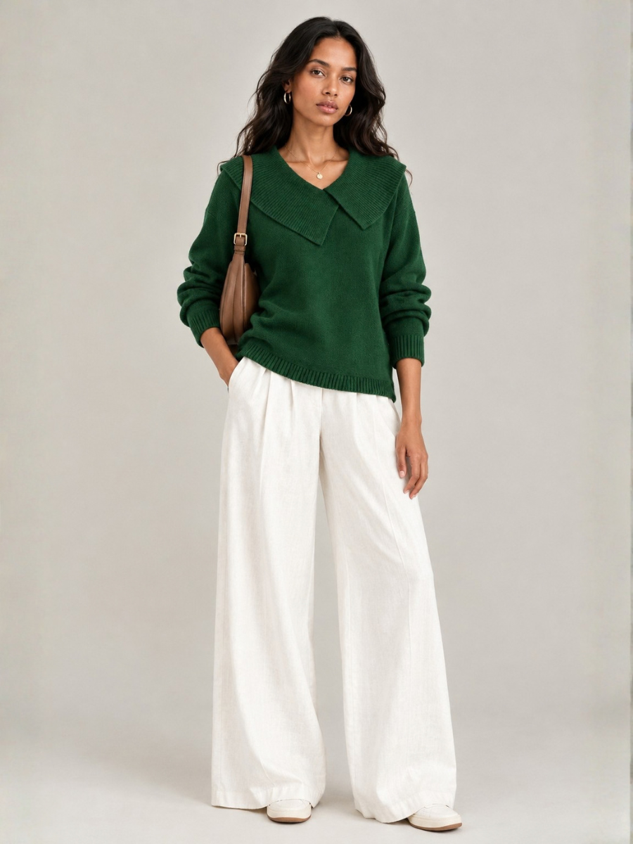 Sally™ | Elegant Roll Neck Jumper