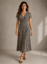 Margaux | Robe Élégante Imprimé Léopard