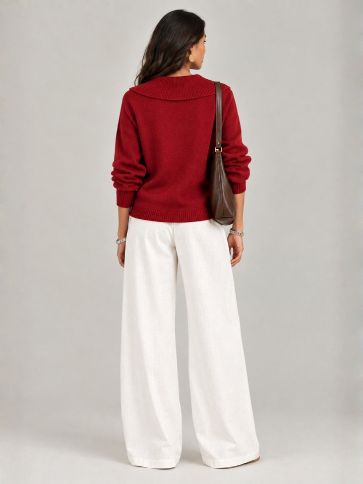 Sally™ | Elegant Roll Neck Jumper