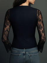 Sophie | Blazer Élégant à Manches Semi-Transparentes