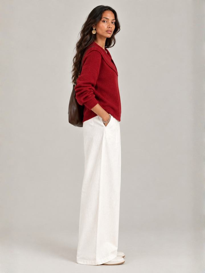 Sally™ | Elegant Roll Neck Jumper
