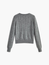 Crew Neck Button Soft Cardigan