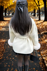 Manica del cappotto di pelliccia