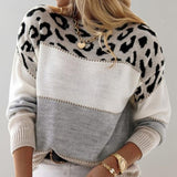 Cheyenne™ | Maglione in lana con stampa leopardata
