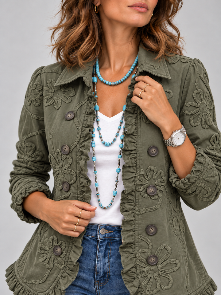 Claudia™ | Elegant Floral Jacket