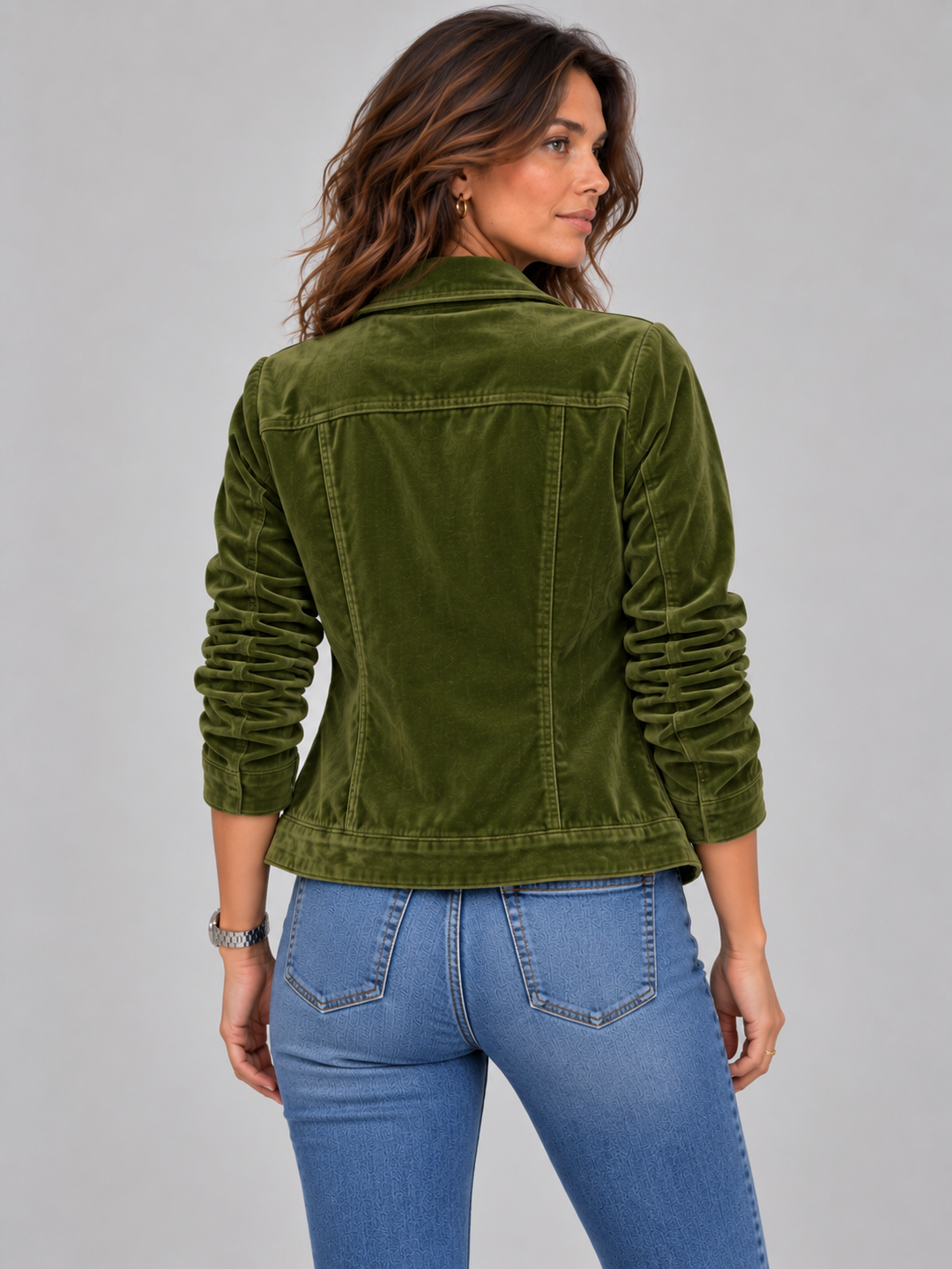 Juliet™ | Elegant Velvet-Effect Jacket
