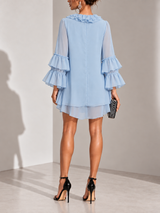 Élodie™ | Robe courte élégante à volants