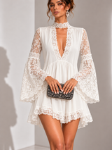 Camille™ | Robe courte élégante en dentelle